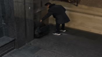 El hallazgo se produjo en la calle Viamonte al 1100. El hallazgo se produjo en la calle Viamonte al 1100.