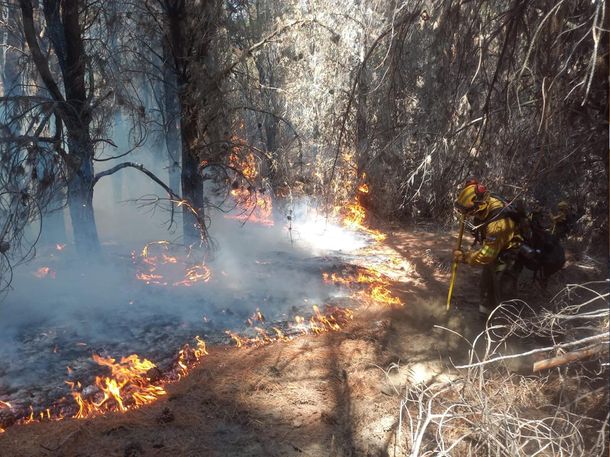 Chubut espera lluvias en medio de la preocupación: se reactivaron los incendios forestales