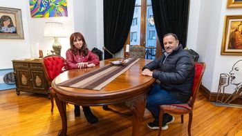 Cristina recibió al riojano Ricardo Quintela.