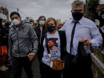 La mamá de Fernando habló al llegar a tribunales: Nuestra vida es un calvario