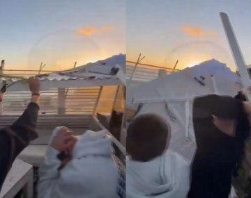 No hubo una tragedia de milagro en Mar del Plata: así cayó un techo en un boliche de Playa Grande