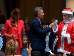 VIDEO: El año que Macri dejó flaco y amargado a Papá Noel