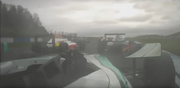 Billy Monger chocó en la Fórmula 4