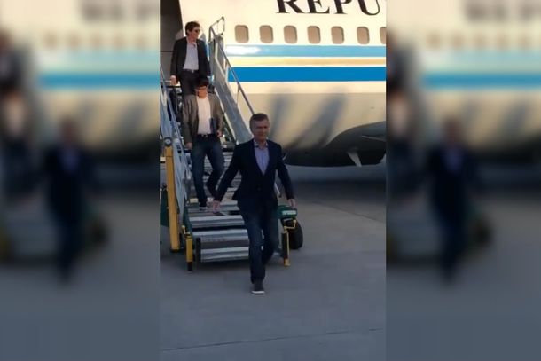 Macri usó el avión presidencial para hacer campaña en Tucumán