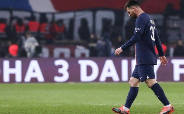 El gesto de Lionel Messi que generó controversia en los hinchas del PSG tras la derrota ante Lyon