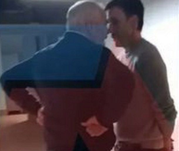 Bodart y el marido de Pampita, casi a las piñas en los pasillos de un canal de TV