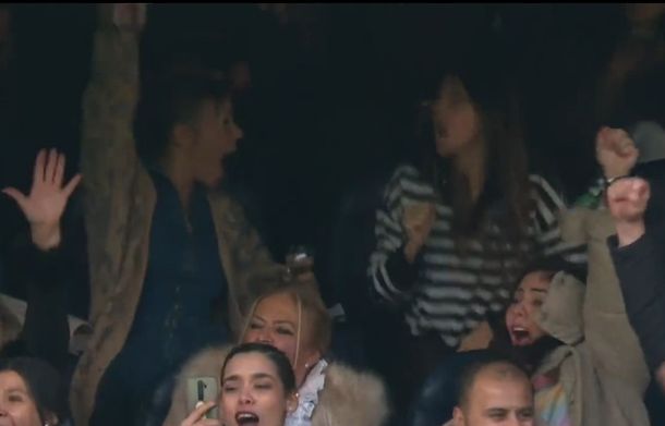 Antonela Roccuzzo festejó descontrolada el golazo de Messi