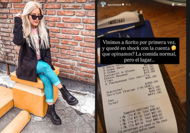 Ticket viral: una joven cordobesa fue a comer a Fiorito
