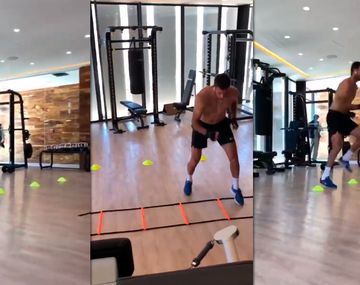 El insólito tema de cumbia que Del Potro eligió para entrenar en México