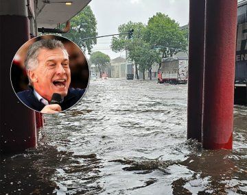 No se inunda más: la frase de Macri es tendencia junto a videos de la Ciudad