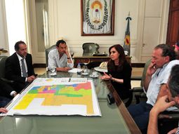 Cristina pidió mucha vigilancia y seguridad para las zonas afectadas