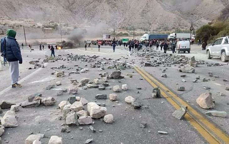 Continúan las protestas contra la reforma constitucional en Jujuy