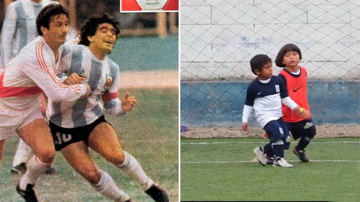 Como Reyna a Maradona: así le a marcar a los niños peruanos