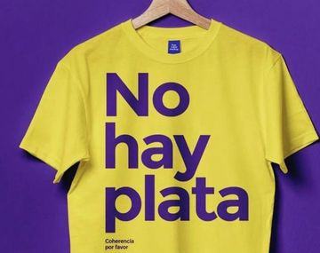 No hay plata: el mensaje de la remera de Javier Milei en redes