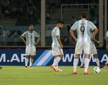 El Seleccionado argentino, cabizbajo