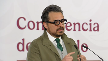 Zoé Robeldo, titular del IMSS, en la Mañanera. Zoé Robeldo, titular del IMSS, en la Mañanera.
