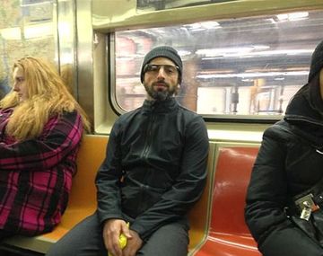 El cofundador de Google se sube al subte a probar lentes