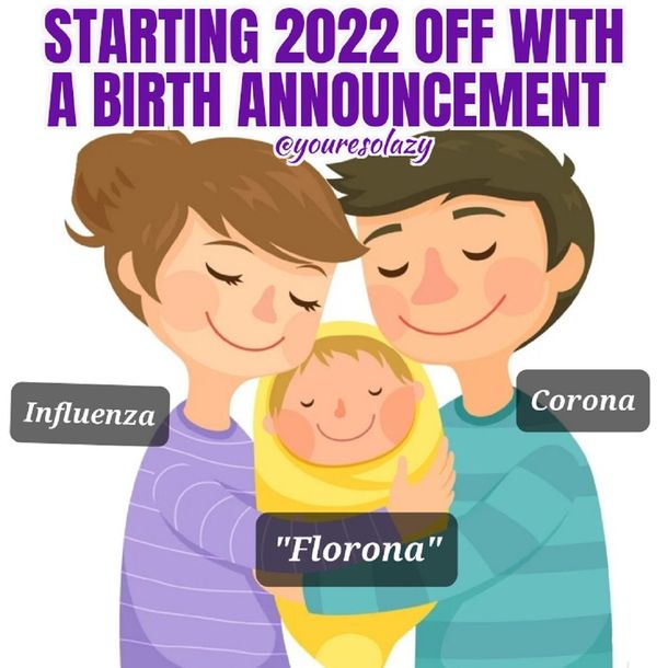 Memes por la aparición de Florona, el COVID-19 con influenza