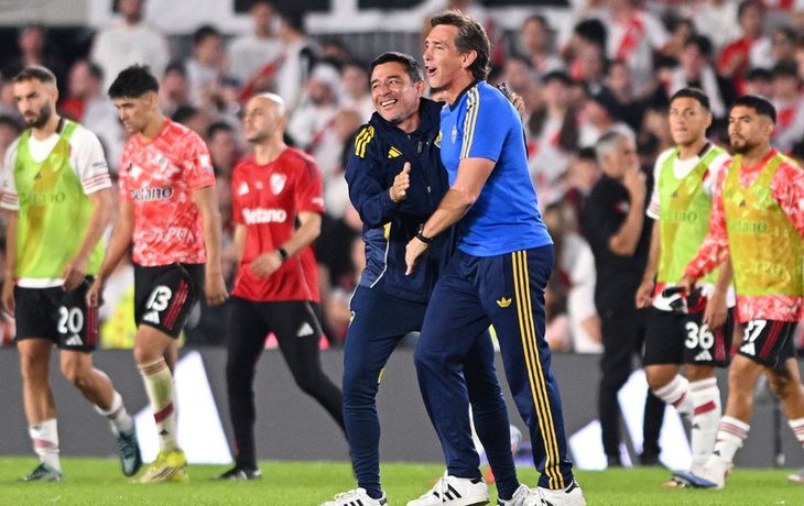 Úbeda mantiene su invicto ante River como DT de Boca: sus números