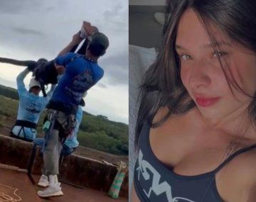 Detuvieron a otras tres personas por la muerte de una joven en un rope jump de Brasil.