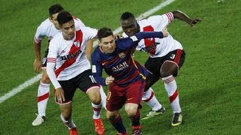 En 2015, River cayó sin atenuantes en la final ante el Barcelona de Messi En 2015, River cayó sin atenuantes en la final ante el Barcelona de Messi
