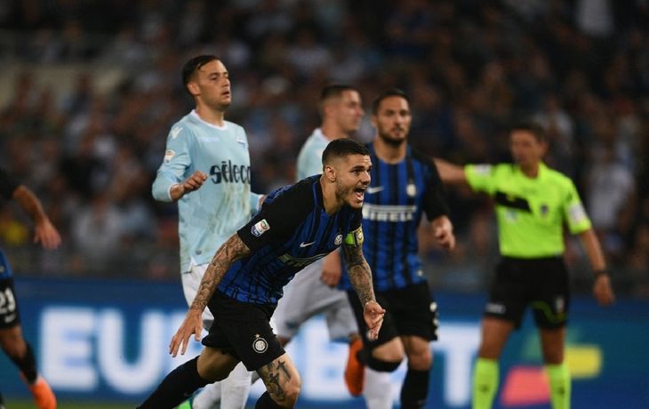 Gol de Icardi en Inter - Crédito:&nbsp;@Inter_es