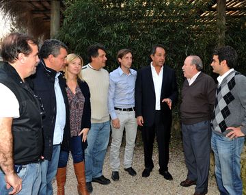 El gobernador Daniel Scioli se reunió con candidatos del conurbano