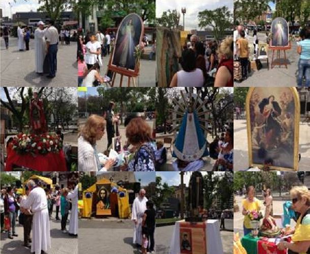 No todo es Halloween: en su día, los Santos salen a las calles de la Ciudad