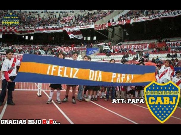 Los afiches de Boca cargando a River por la goleada con Lanús