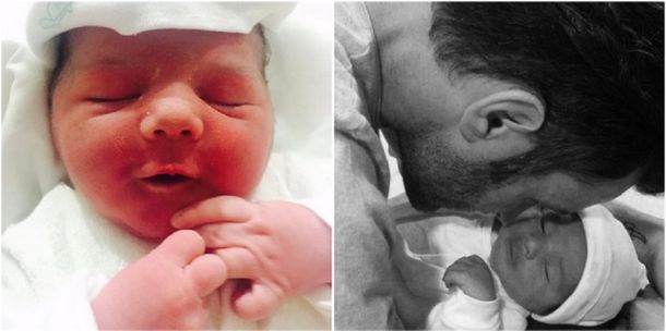 Nació Fermín, el primer hijo varón de Axel