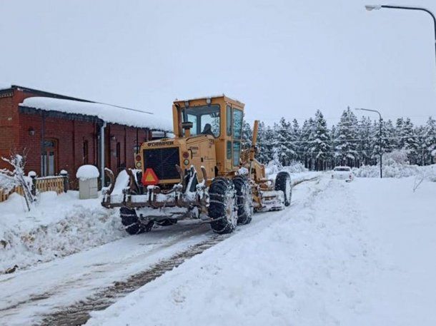 La provincia de Chubut declaró la emergencia climática por el temporal de nieve y lluvia.