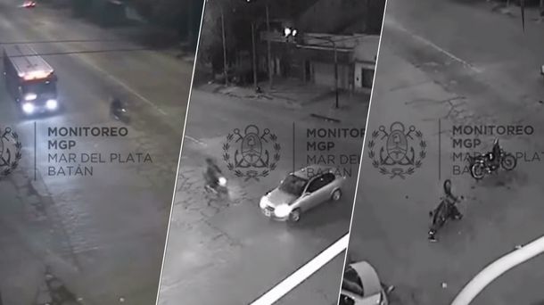 VIDEO: Manejaba borracho una moto, chocó y mató a su acompañante