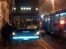 El chofer quedó internado