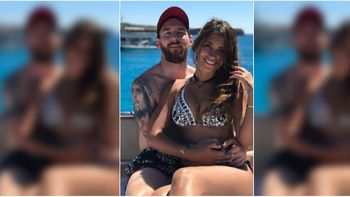 Messi y Antonella, mimosos en sus vacaciones Messi y Antonella, mimosos en sus vacaciones