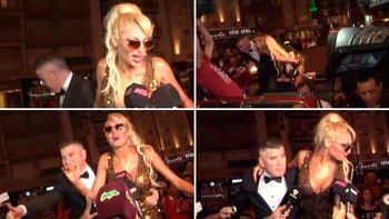 video: asi llegaba vicky xipolitakis al estreno de su obra video: asi llegaba vicky xipolitakis al estreno de su obra