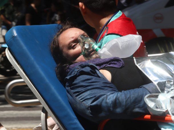 Incendio al lado de la Secretaría de Trabajo: murió una mujer