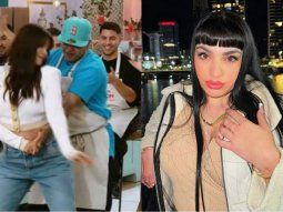 La divertida reacción de la novia de Callejero Fino por el baile con Wanda Nara en Bake Off