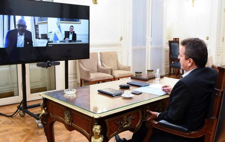 Massa agradeció al presidente de la Comisión de Relaciones Exteriores de EE.UU. por el apoyo a la Argentina ante el FMI