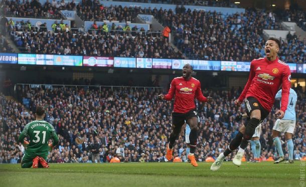 Manchester United derrotó al City -. Crédito:&nbsp;@ManUtd