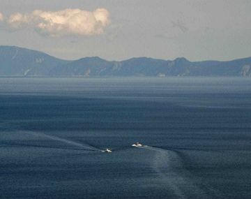 Las aguas engulleron al islote&nbsp;Esanbe Hanakita Kojima