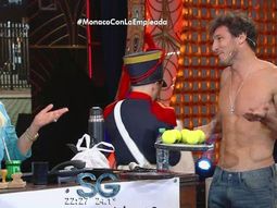 Mónaco se quedó en cuero con Susana Giménez Mónaco se quedó en cuero con Susana Giménez