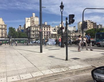 Corte total en 9 de Julio y Avenida de Mayo por una manifestación