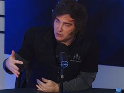 Javier Milei en Neura. Javier Milei en Neura.