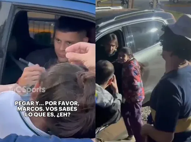 Video: el duro reclamo de un hincha de Boca a Marcos Rojo y Diego Martínez