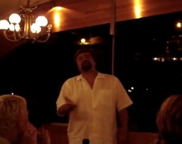 El stand up de Caruso: video inédito del DT