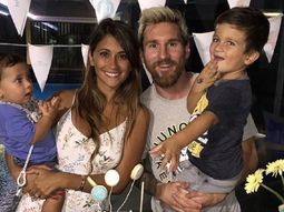 Messi y su mujer celebraron el cumpleaños de su hijo con una producción de fotos Messi y su mujer celebraron el cumpleaños de su hijo con una producción de fotos
