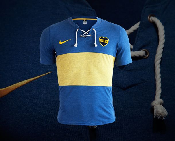 Un centenario azul y oro: Boca presentó una camiseta con mucha historia