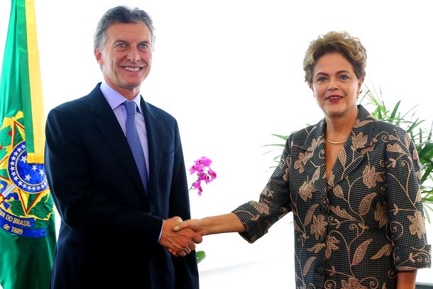 Mauricio Macri está reunido con Dilma Rousseff en Brasilia