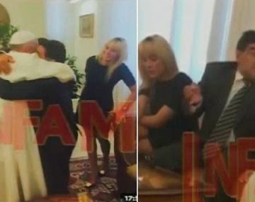 Así fue el encuentro entre el papa Francisco y Maradona