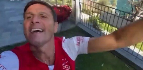 El video de Javier Zanetti alentando a Independiente